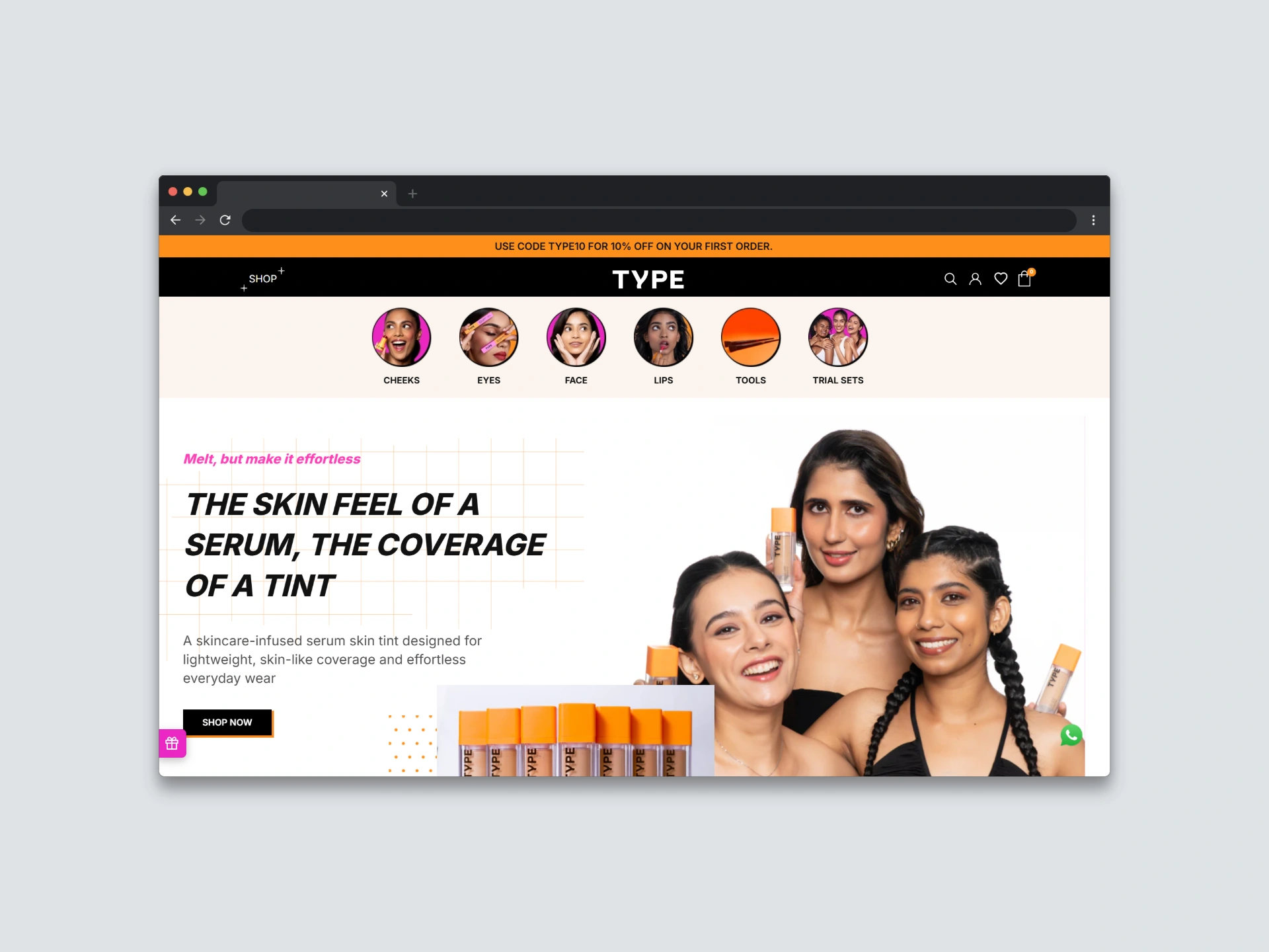 Skincare Brand &mdash; brand website built by Local SEO Guy