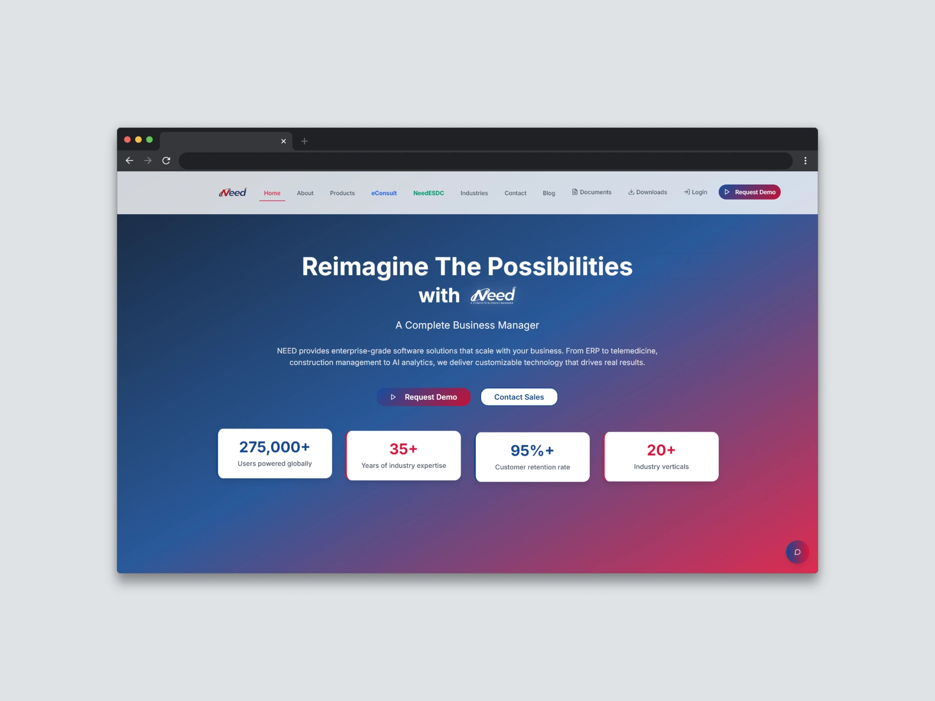 Business Software (ERP) &mdash; saas website built by Local SEO Guy